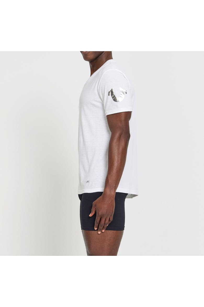 Mens Undershirts 4 Pack Lightweight Mens Undershirt, 100% Cotton Black, Alternate, color, White/White/White/White