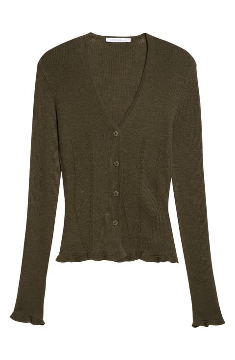 Bessie Seamless Merino Wool Cardigan