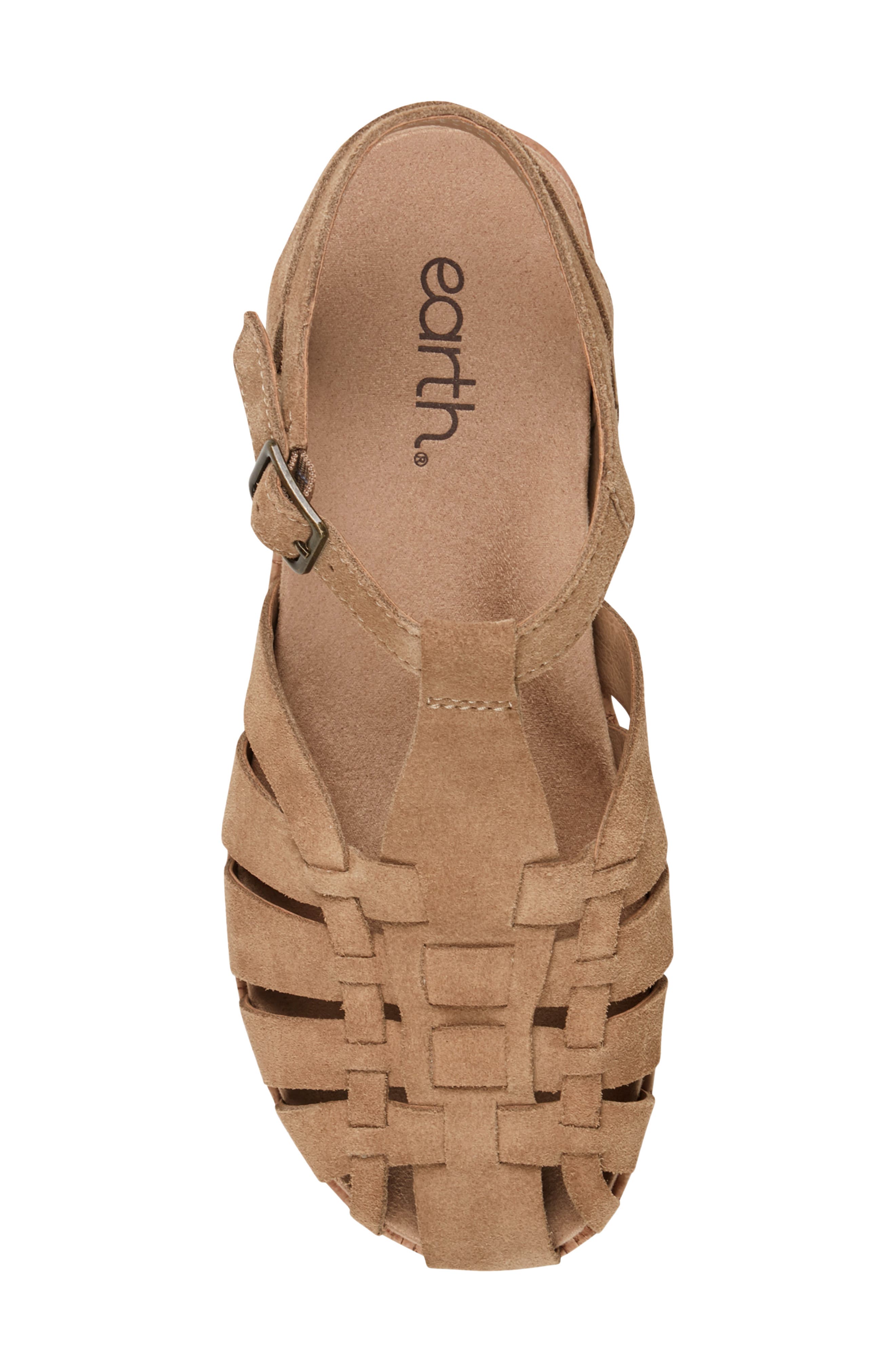 Alazia Sandal, Alternate, color, LIGHT BROWN