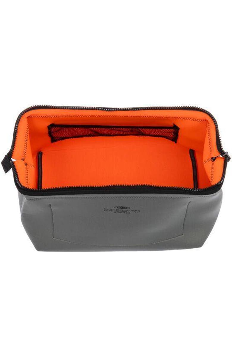 PUEBCO Travel Pouch, Alternate, color, Light Gray & Orange