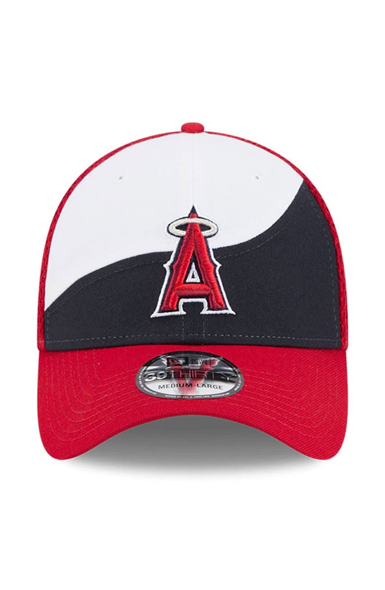 New Era Men's New Era  White/Navy Los Angeles Angels 2025 Spring Training 39THIRTY Flex Hat, Alternate, color, White