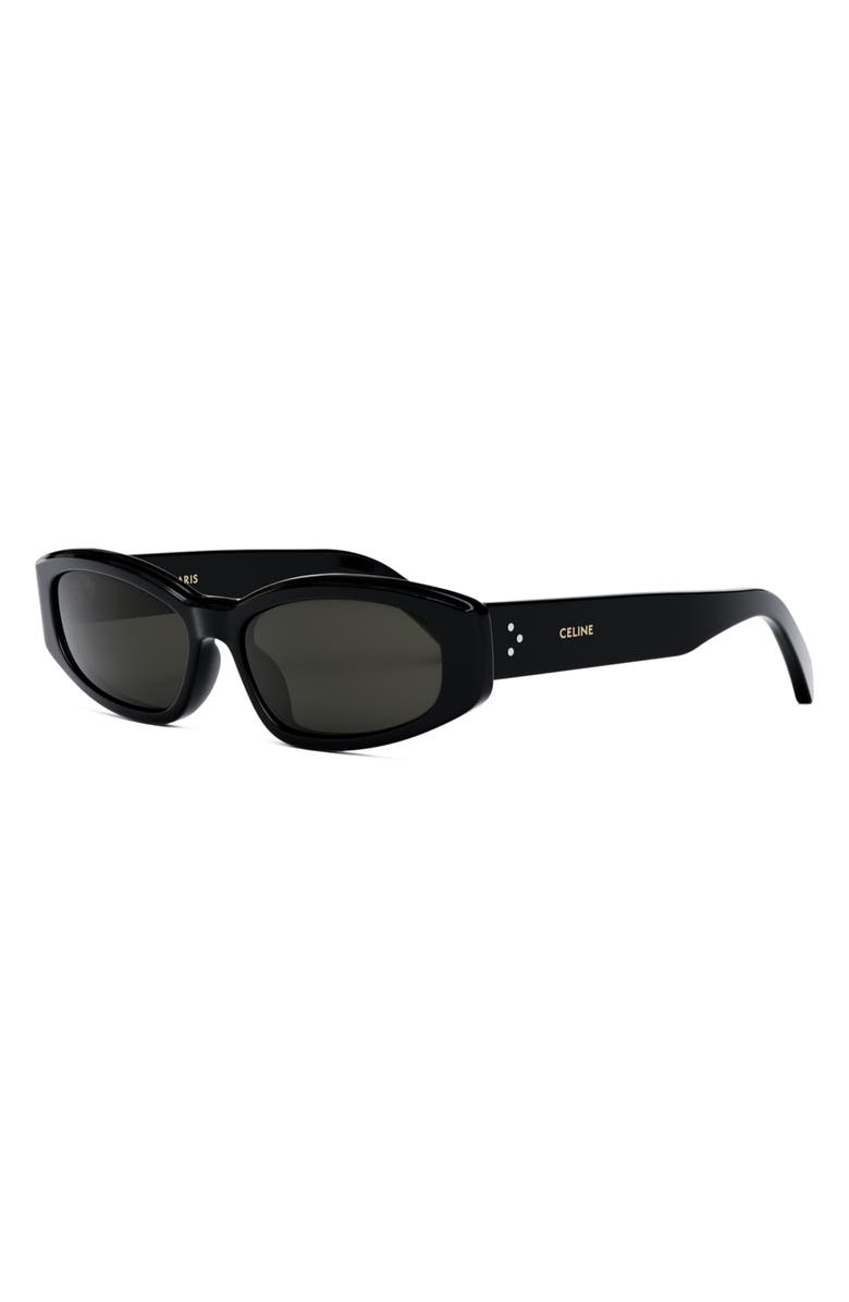 CELINE Bold 58mm Rectangular Sunglasses, Alternate, color,