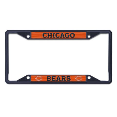 Chicago Bears Chrome Color License Plate Frame