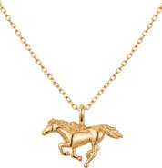 MADE BY MARY Horse Pendant Chain Necklace