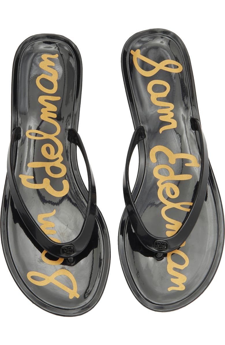 Sam Edelman Dean Flip Flop, Alternate, color, Black