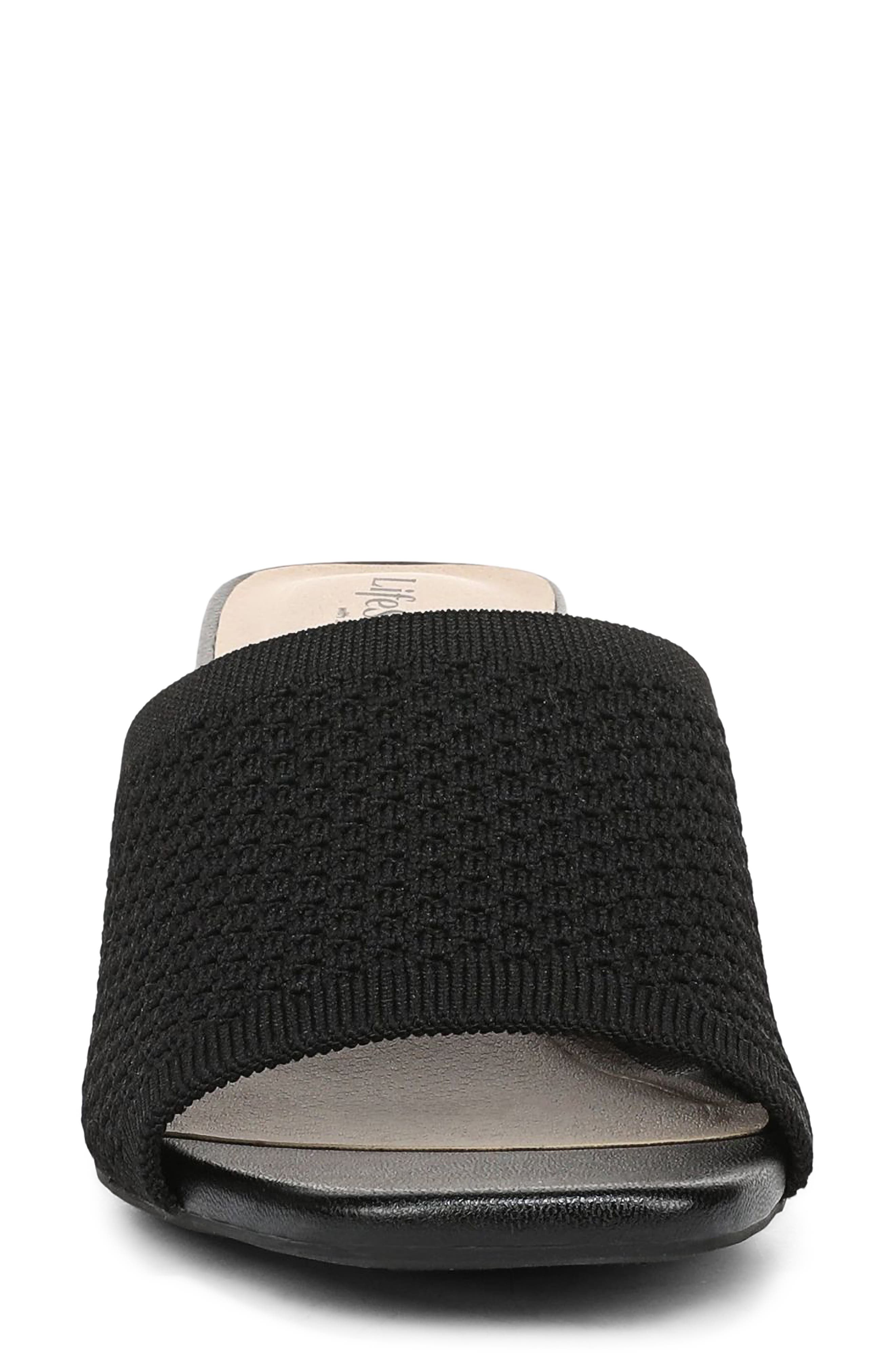 LifeStride Colette Slide Sandal, Alternate, color, Black