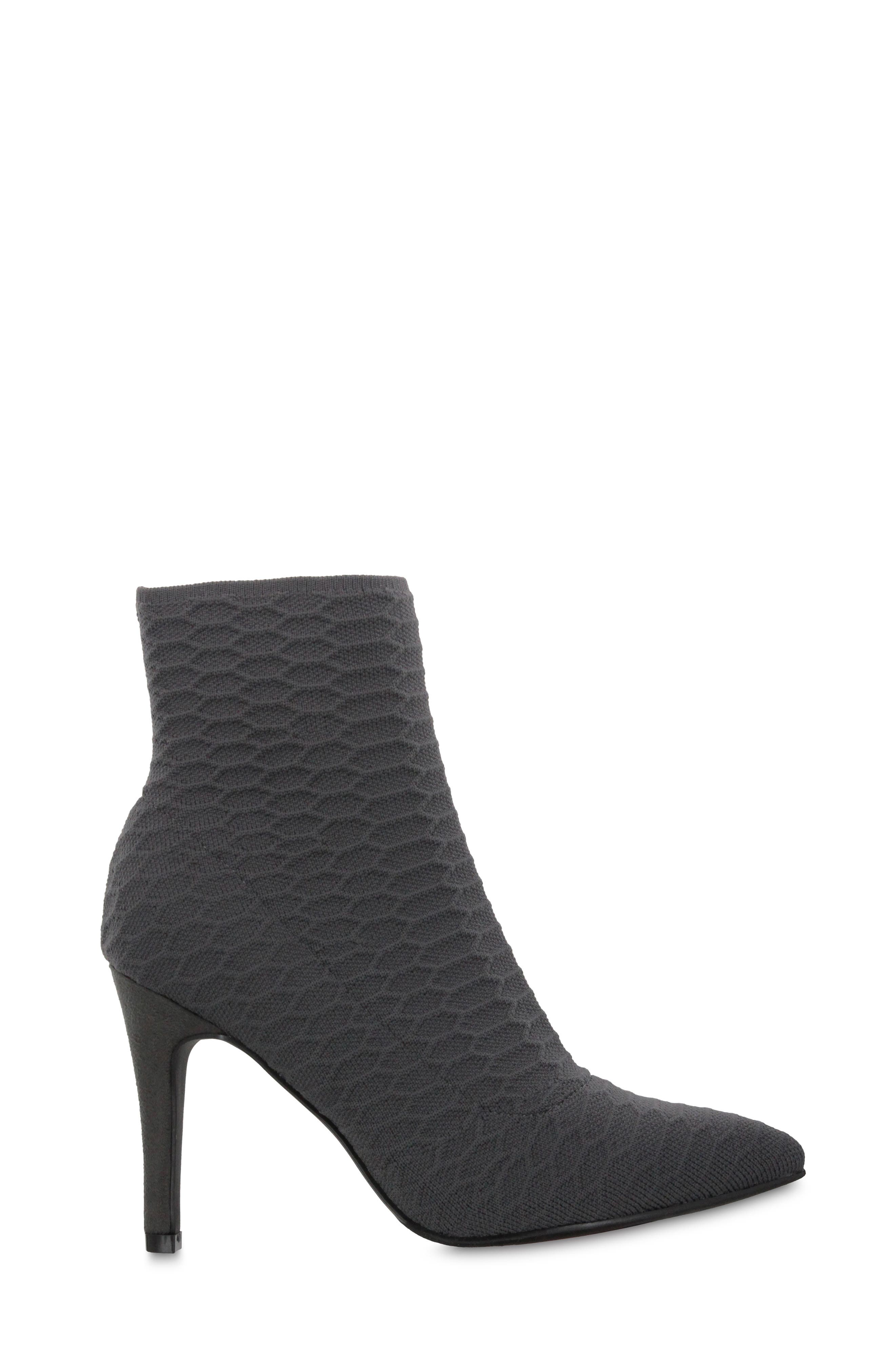 McKinley Knit Bootie, Alternate, color, CHARCOAL PYTHON