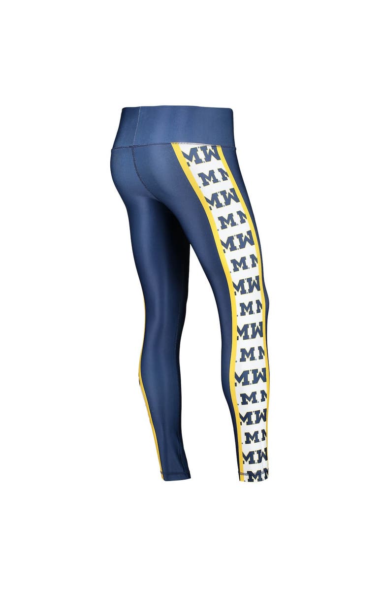 CONCEPTS SPORT Women's Concepts Sport Navy Michigan Wolverines Dormer Knit Leggings, Alternate, color,