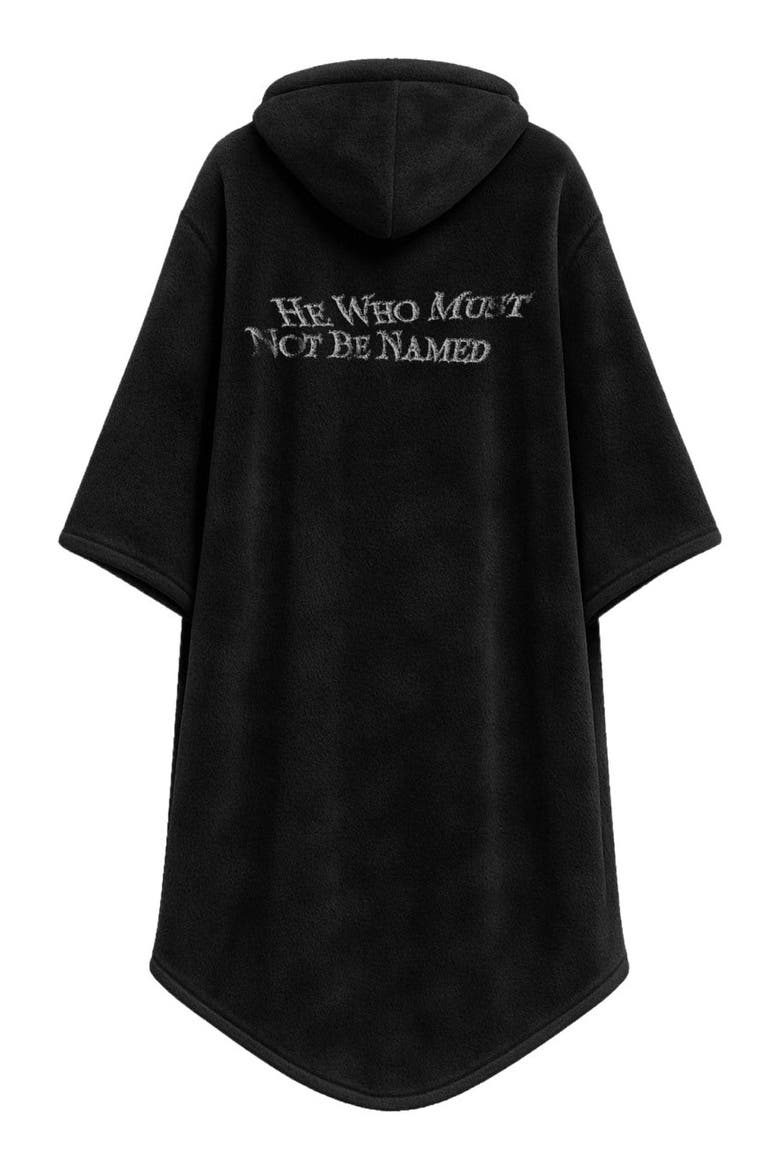 Harry Potter x Blvck 'Tom Riddle' Hooded Blanket, Alternate, color, Black