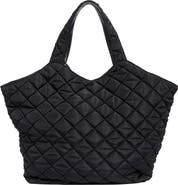 URBAN EXPRESSIONS HANDBAGS Diamond Quilted Tote