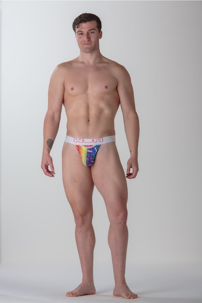 WOH Sexy Fun G-String, Alternate, color, Multico Print