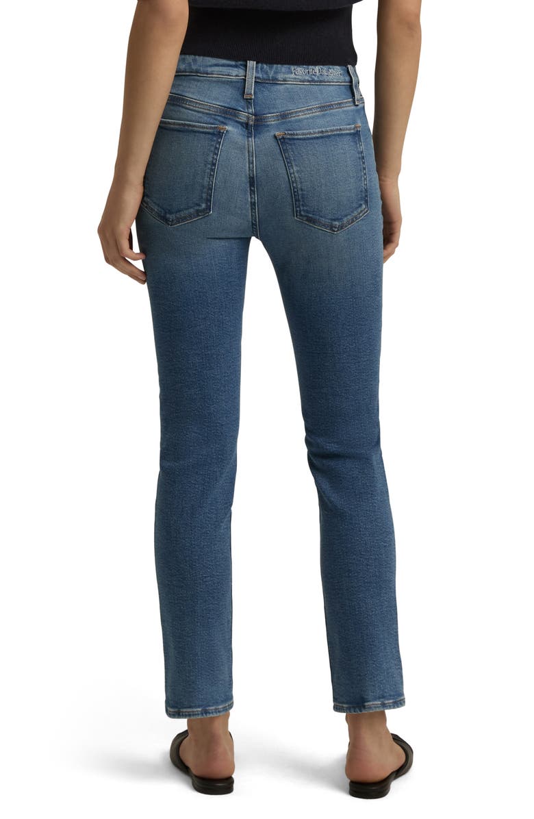Favorite Daughter The Erin Mid Rise Slim Straight Leg Jeans, Alternate, color, Hyannis