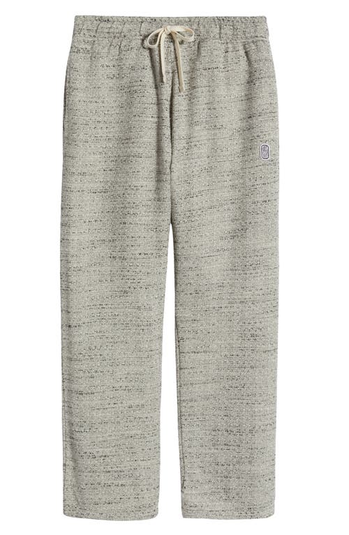 Standard Issue Tweed Drawstring Slacker Pants In Grey
