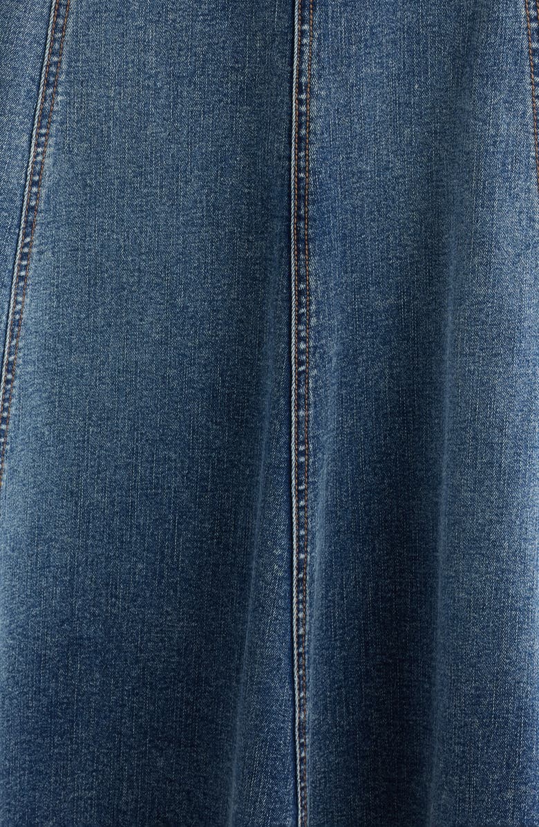 Wit & Wisdom Denim A-Line Skirt, Alternate, color, Mid Blue Artisanal