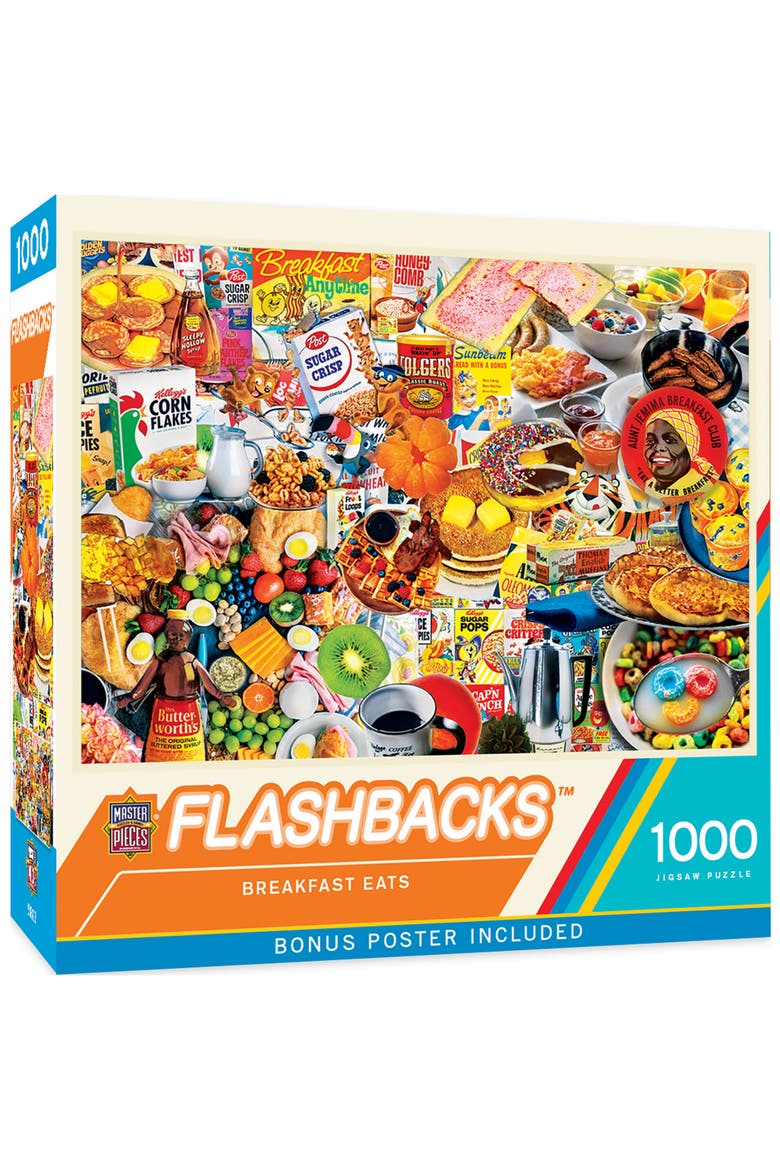 Breakfast Eats 1000 Piece Jigsaw Puzzle, Main, color, Multicolor