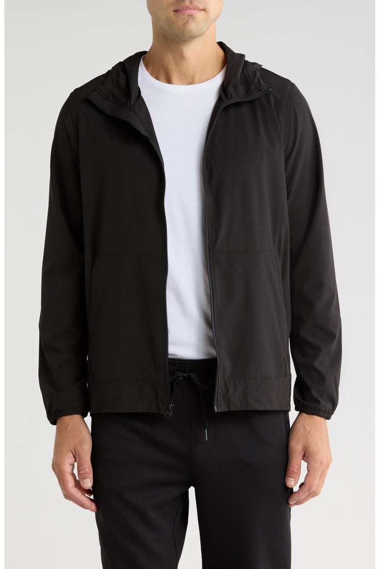 Lightstreme Griffin Hooded Jacket, Main, color, BLACK