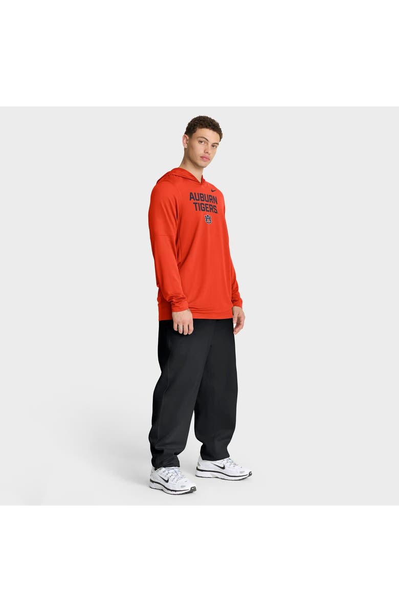 Nike Men's Nike Orange Auburn Tigers 2025 Sideline Dri-FIT Long Sleeve Hoodie T-Shirt, Alternate, color, 