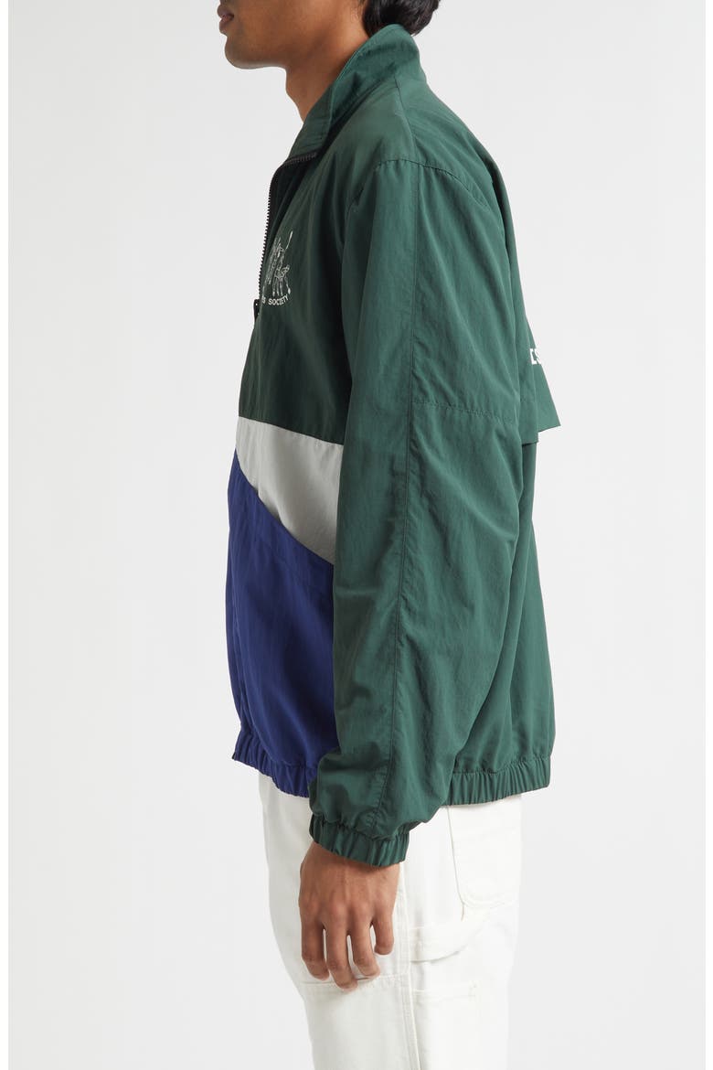 Practice Recycled Nylon Track Jacket, Alternate, color, DARK GREEN