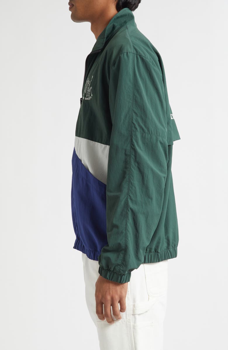 PALMES Practice Recycled Nylon Track Jacket, Alternate, color, Dark Green