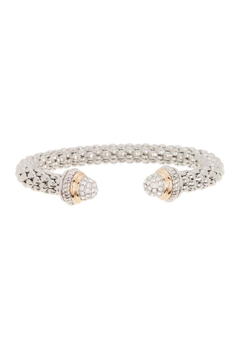 CZ Mesh Cuff Bangle