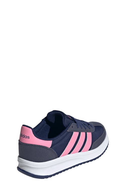 Adidas Originals Adidas Kids' Run '70s 2-0 Sneaker In Dark Blue/pink/navy