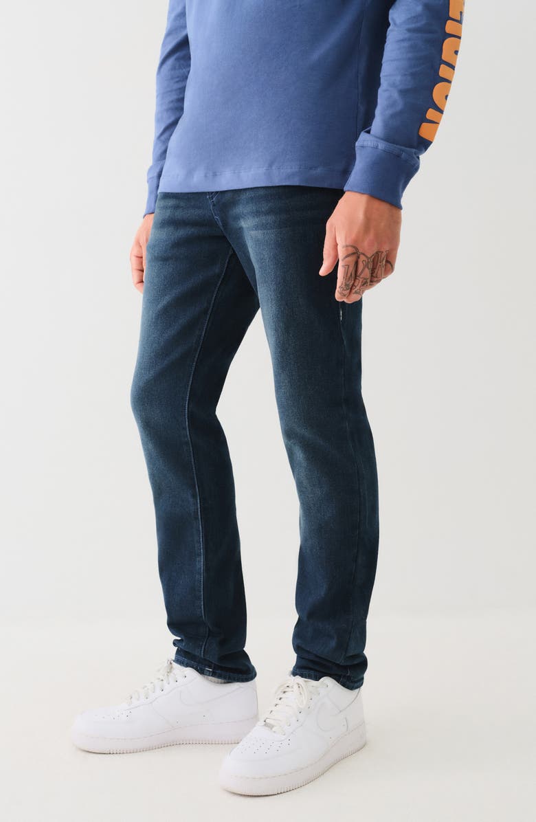 True Religion Rocco Flap Skinny Leg Jeans, Alternate, color, 