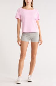 Abound Slashed Neck Relaxed Short Sleeve T-Shirt