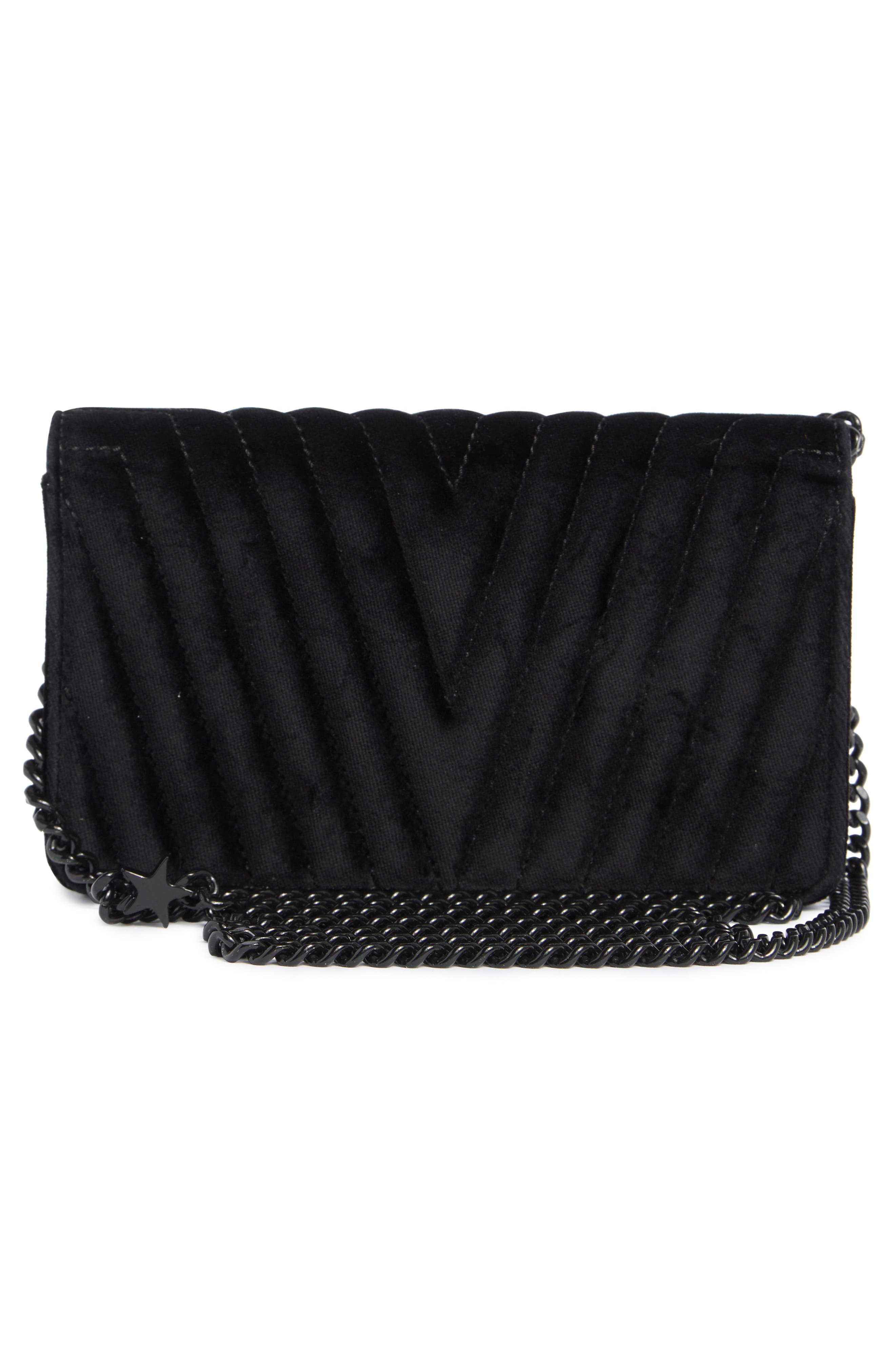 Stella McCartney Small Quilted Corduroy Crossbody Bag, Alternate, color, 