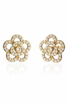 GABI RIELLE Effortless Staples Rose Stud Earrings