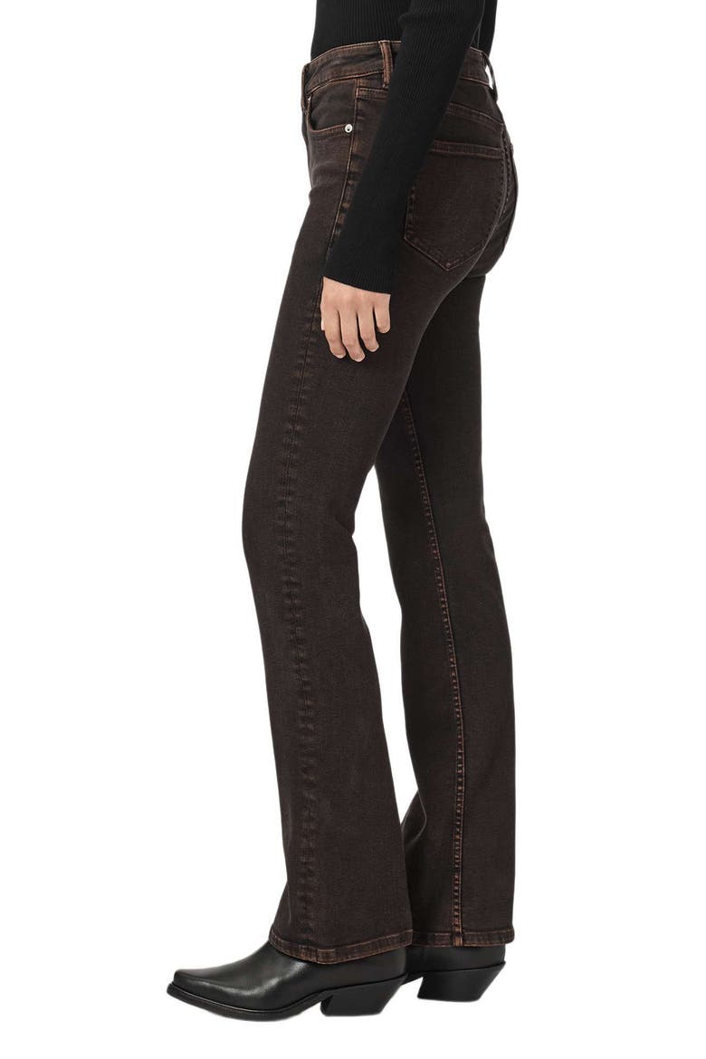 Haldan Slim Bootcut Jeans, Alternate, color, OVERDYED BROWN