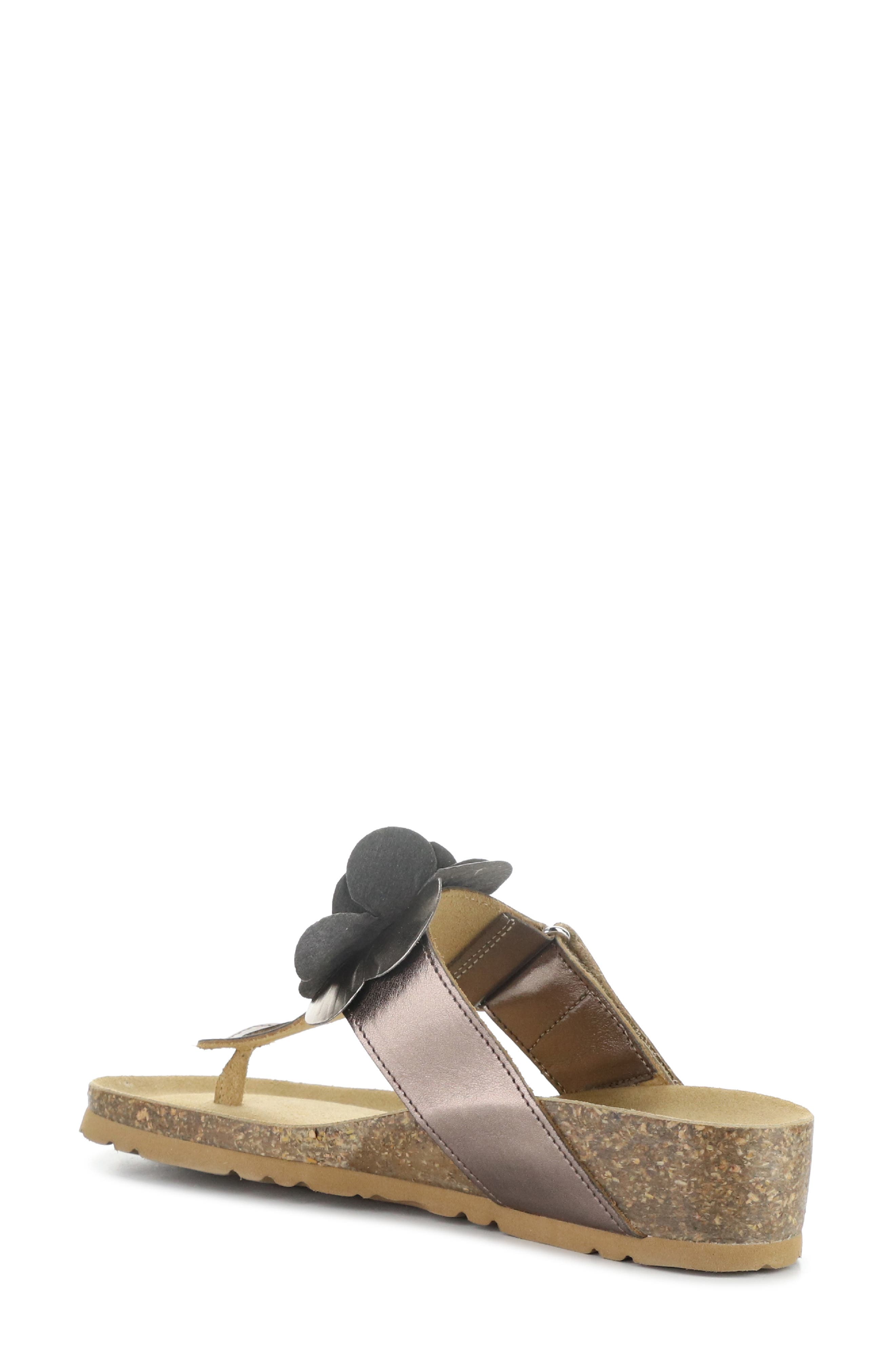 Bos. & Co. Laria Platform Wedge Flip Flop, Alternate, color, 