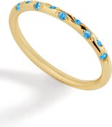 Mint & Lily Dainty Constellation Birthstone Ring