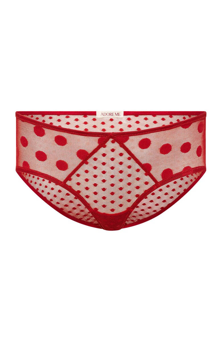 Adore Me Bertie Hipster Panties, Alternate, color, Dark Red