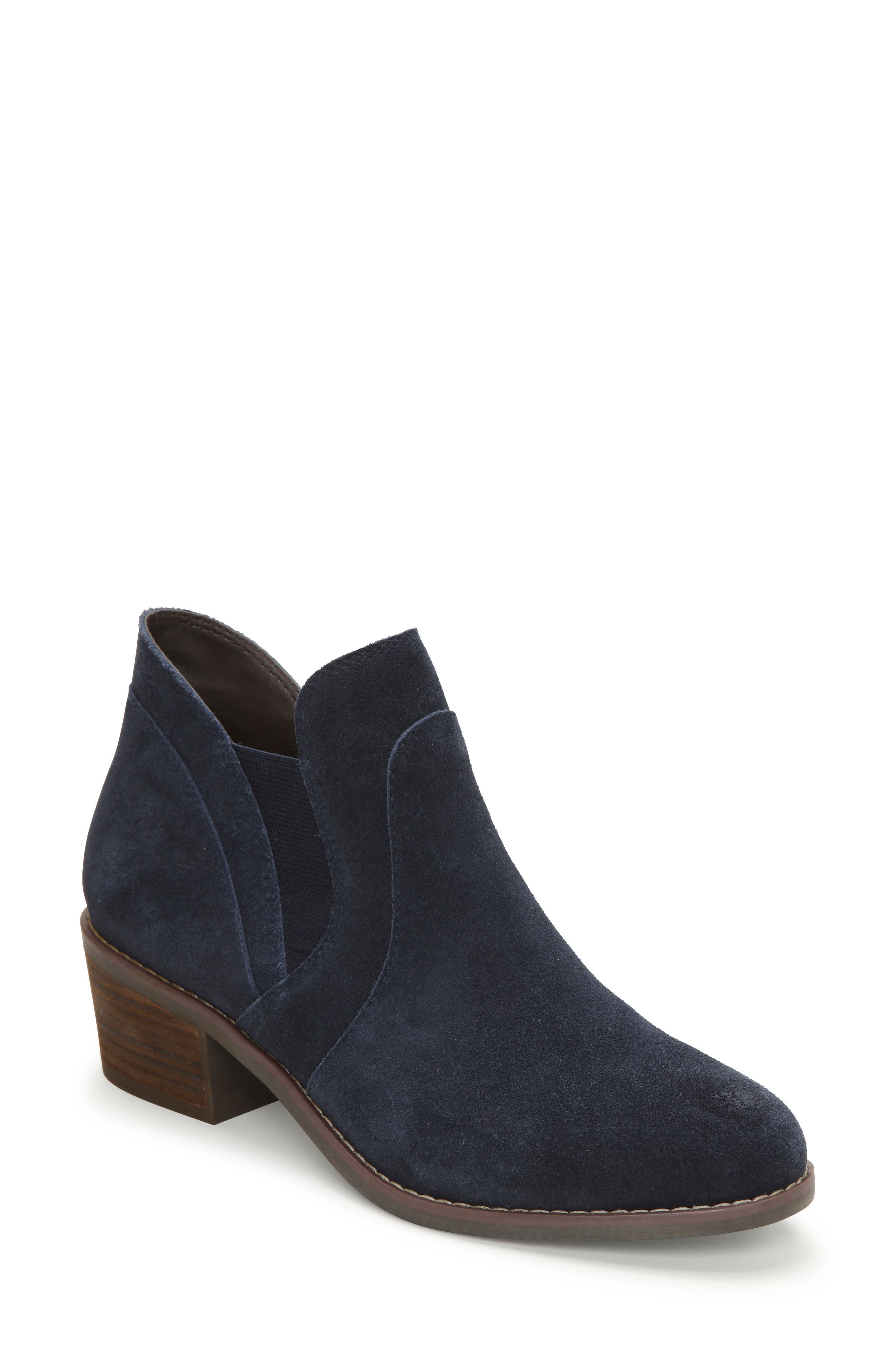 Me Too Zantos Bootie, Main, color, Mykonos Blue Suede
