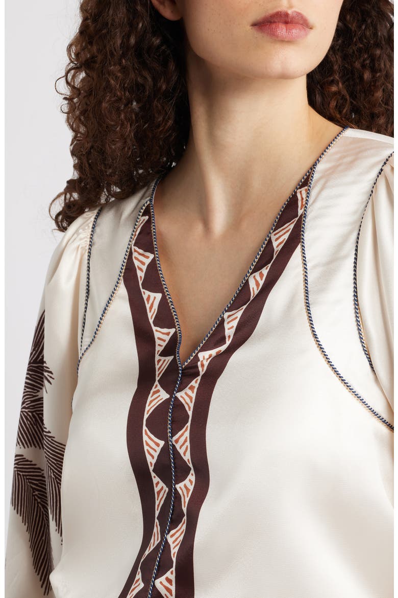 Kensley Print Satin Top, Alternate, color, CREAM MULTI