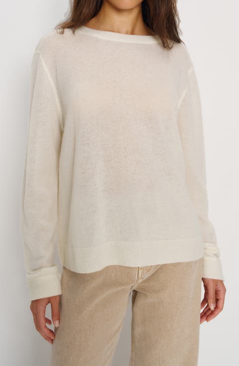 Stripe Cashmere Sweater