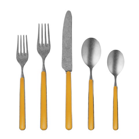 Fantasia Pewter Flatware Set - 5 Pieces