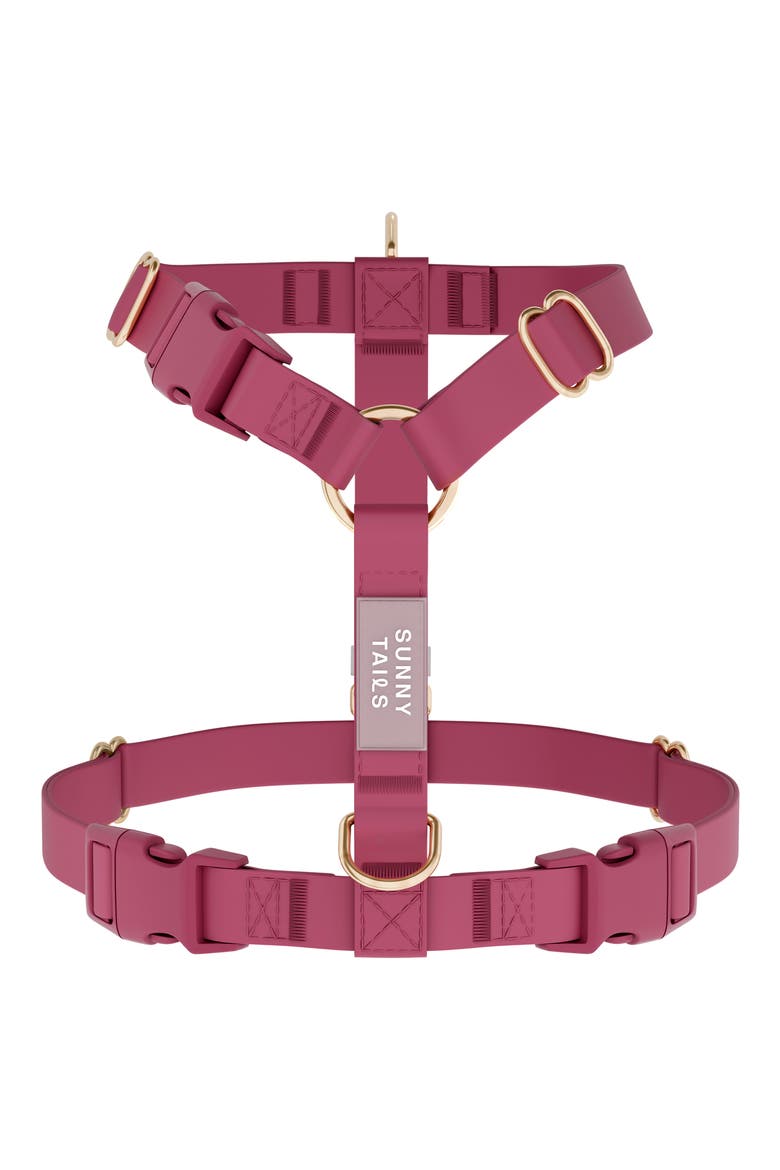 Cloud Lite Waterproof Dog Harness, Alternate, color, MULBERRY BURGUNDY