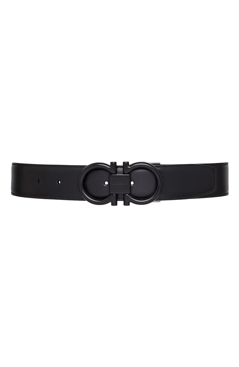 FERRAGAMO Salvatore Ferragamo Double Gancio Reversible Leather Belt, Main, color,