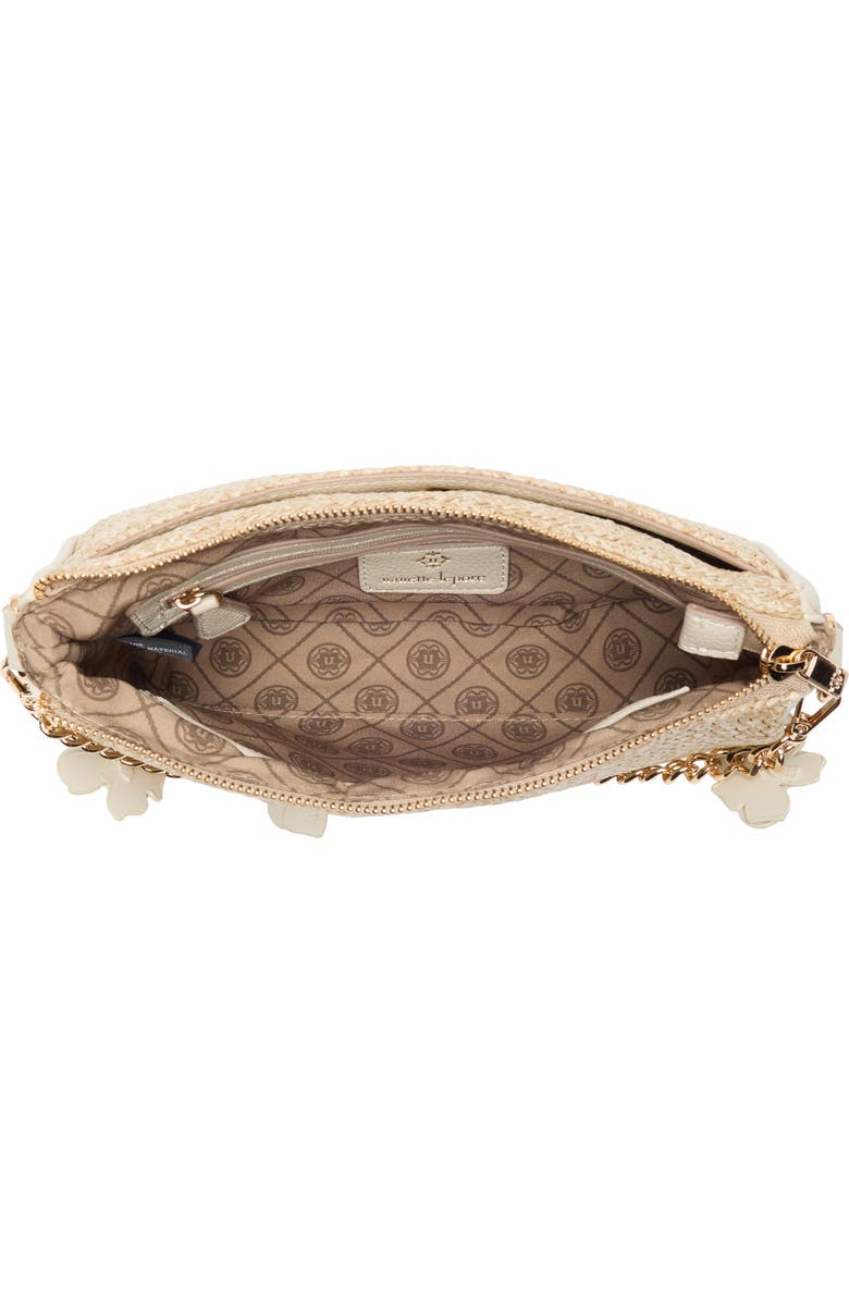 Nanette Lepore Straw Shoulder Bag, Alternate, color, Natural Straw-Rice