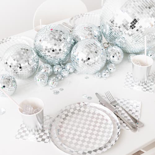 Jollity & Co Shade Collection 12 oz Cups In Silver