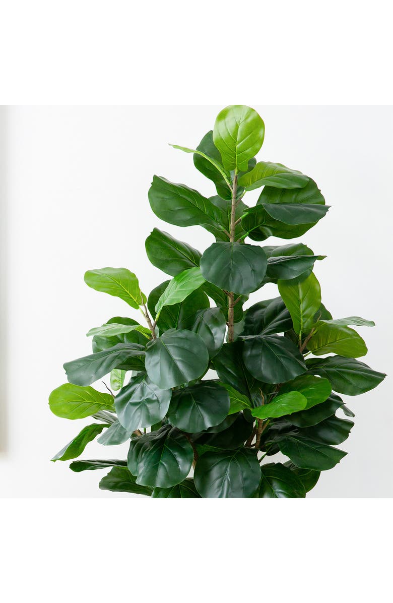 NEARLY NATURAL 6 ft. Fiddle Leaf Fig Tree Artificial Plant, Alternate, color, 