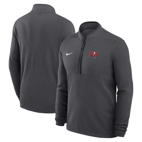 Men's Nike Anthracite Tampa Bay Buccaneers Lightweight Victory Dri-FIT Half-Zip Pullover