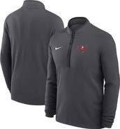Nike Men's Nike Anthracite Tampa Bay Buccaneers Lightweight Victory Dri-FIT Half-Zip Pullover