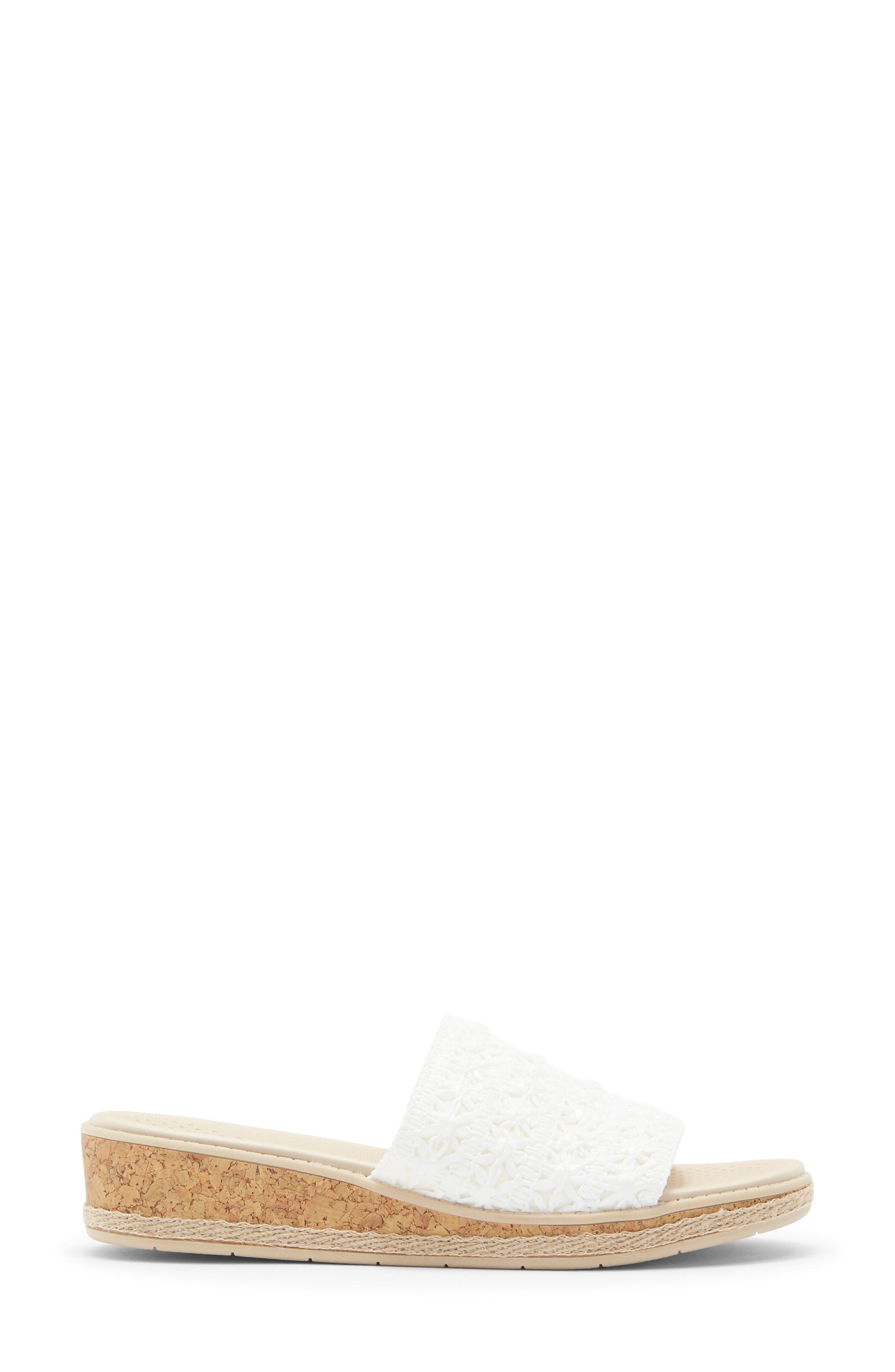 Breezy Slide Sandal, Alternate, color, BRIGHT WHITE