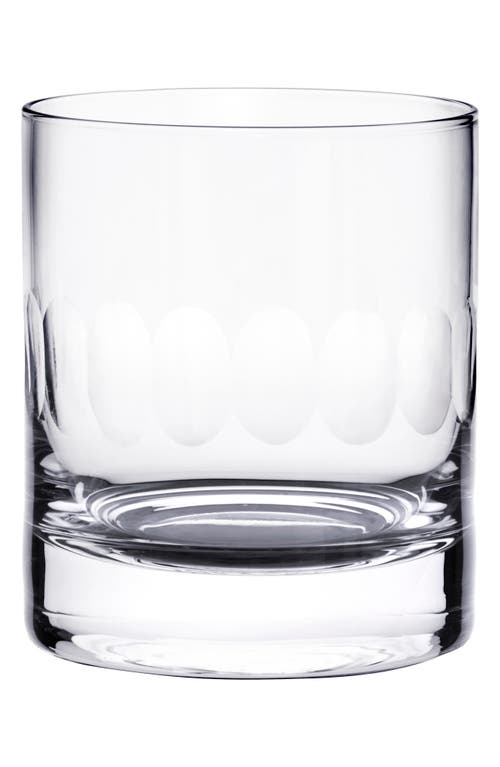 The Vintage List Set Of 2 Crystal Whiskey Glasses In Transparent