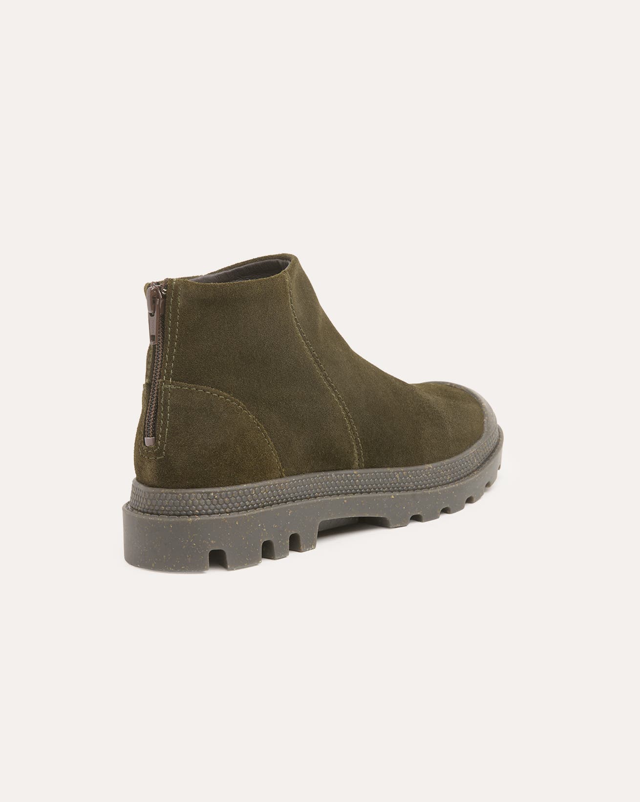 Celtic & Co. Toe Cap Ankle Boot, Alternate, color, Khaki