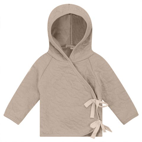 Stars Front Neck Quilted Jacket