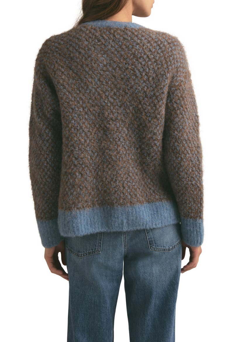 The Rio Alpaca Blend Cardigan, Alternate, color, MACCHIATO MULTI
