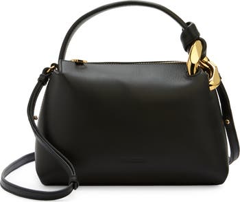 【関税&送料込】Jw Anderson Black Leather Small Jwa Corner H SMALL JWA CORNER BAG - LEATHER CROSSBODY BAG – JW Anderson